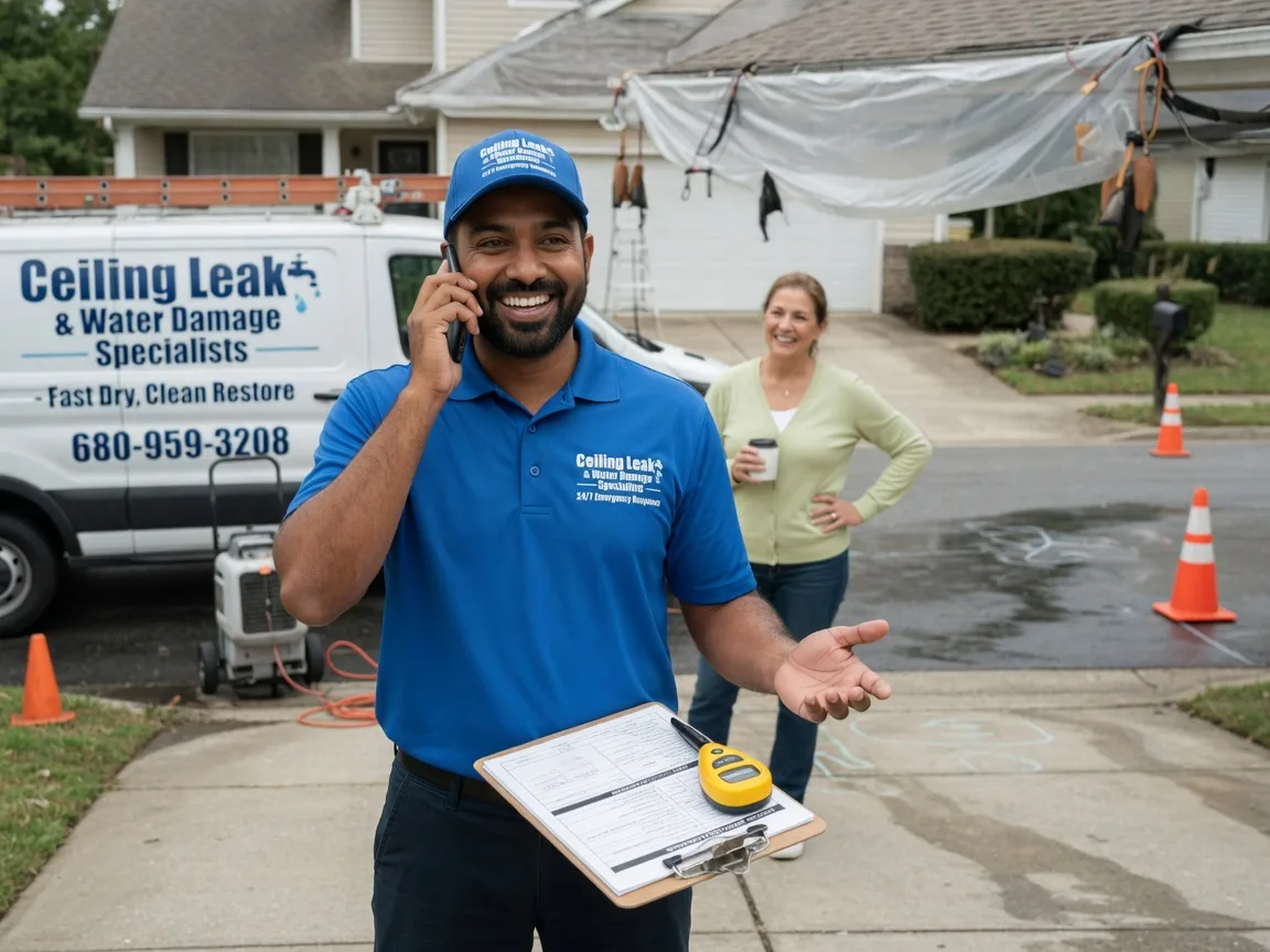 Ceiling Leak Cleanup Cotulla, TX FAQs
